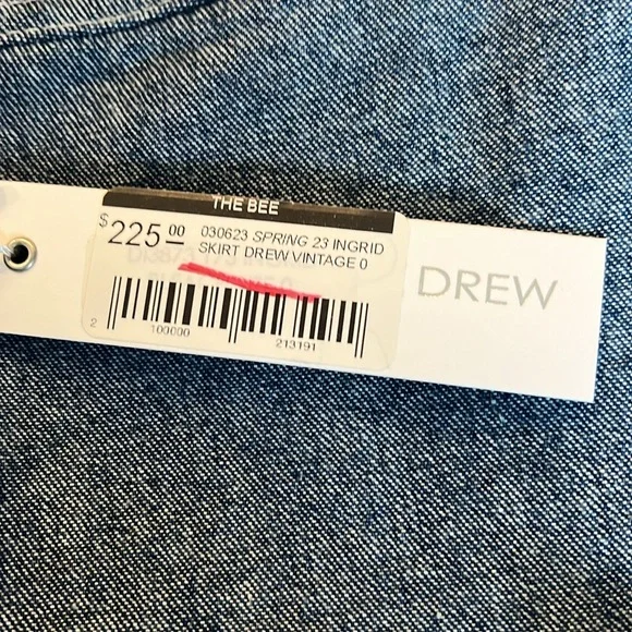 DREW chambray mini skirt. - Picture 3 of 6